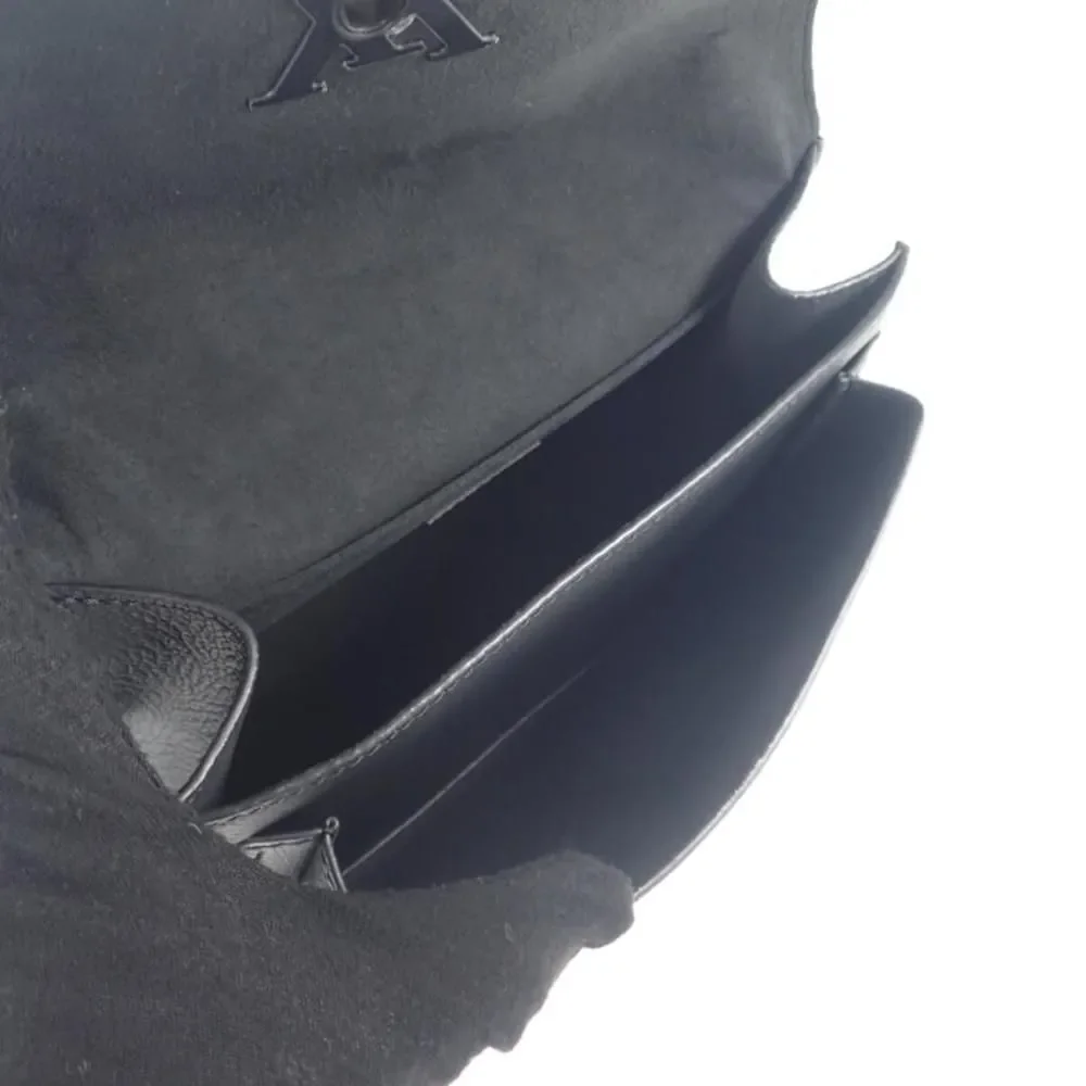 Louis Vuitton My LockMe BB Monochrome Shoulder Bag Calfskin Black